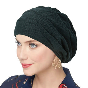 QD032 New all-match elastic women's headscarf bottoming hat