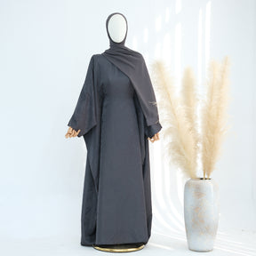 LRDB005   （abaya+hijab)Fashion jacquard dress