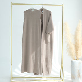 LR906+LR907 Jersey Abaya Set