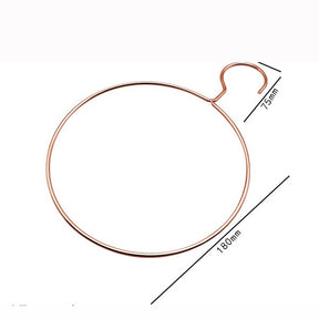 XX001  Creative Minimalist Iron Hijab Tie Coat Rack