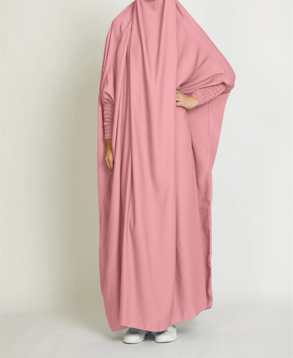 535  Plain Large Swing Abaya Matching Family Dress
