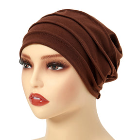 M05 plain hijab turban hat