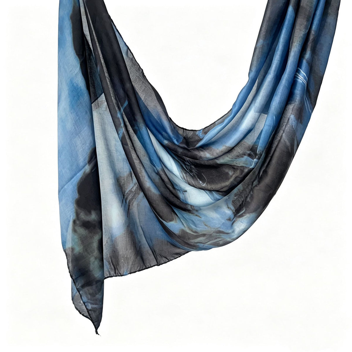 JB030 Printed Double-Sided Polyester Cotton Hijab