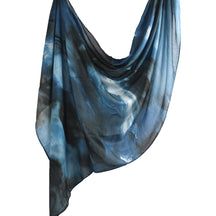 WJ001  Printed Tie-Dye Polyester Long Hijab