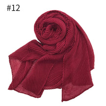 ND349  Plain Breathable Voile Twill Crinkle Hijab