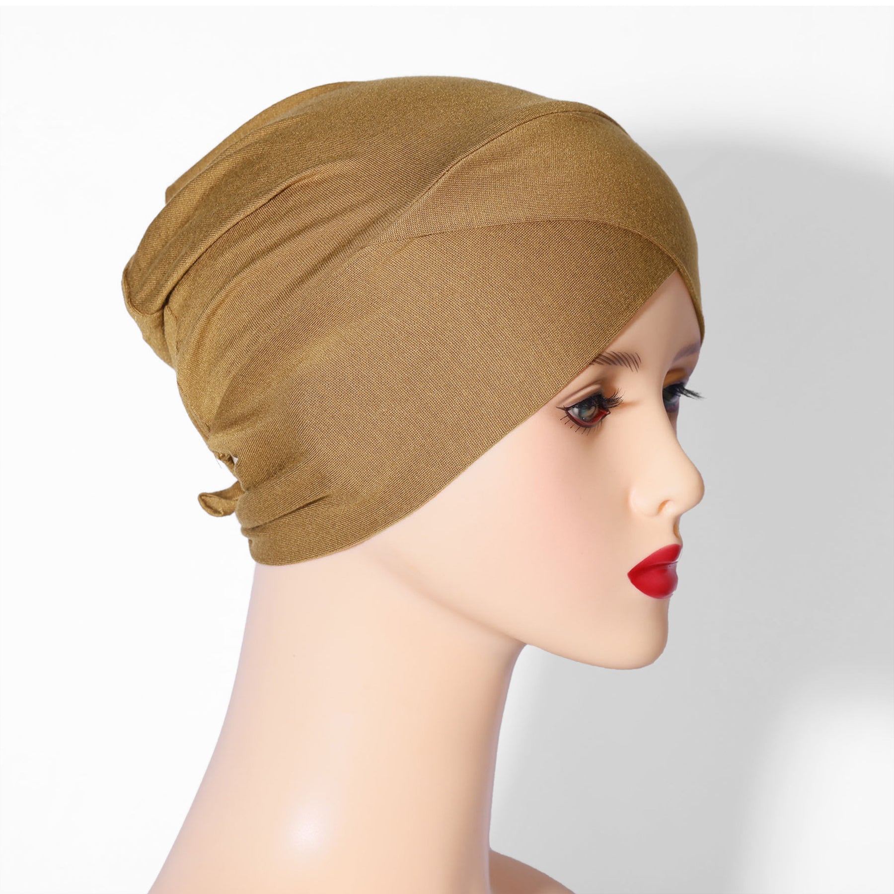 ORU-01  Solid color modal new base cap solid color headscarf