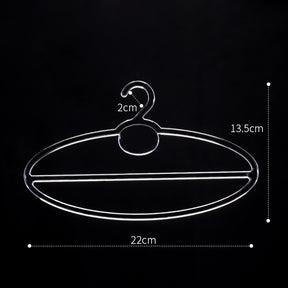 Perchero para bufandas n.° 5508 de 13 cm, para tienda de ropa, perchero de plástico grueso para almacenamiento de bufandas, toallas y ropa