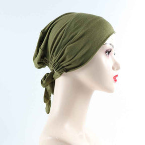 G299 Stretch Mercerized Cotton Lined Cap with Adjustable Strap - MOQ:10