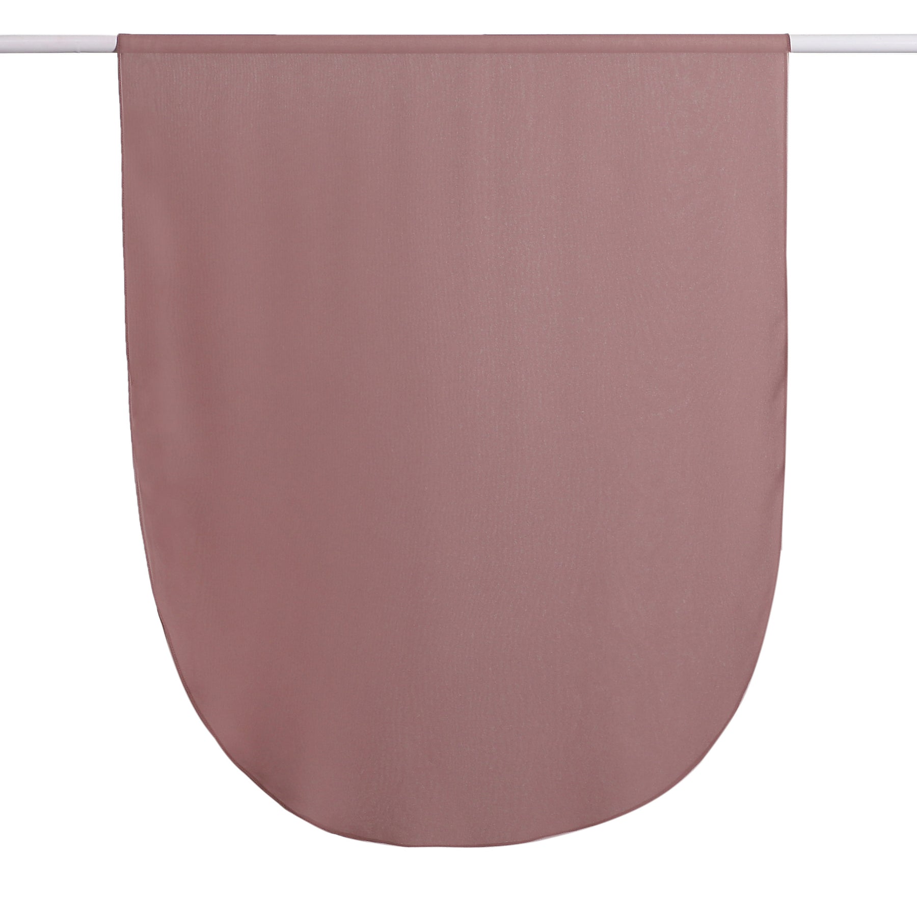 MRYJ01  Rounded hem semi-circular chiffon hijab