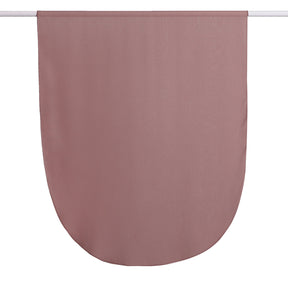 MRYJ01  Rounded hem semi-circular chiffon hijab