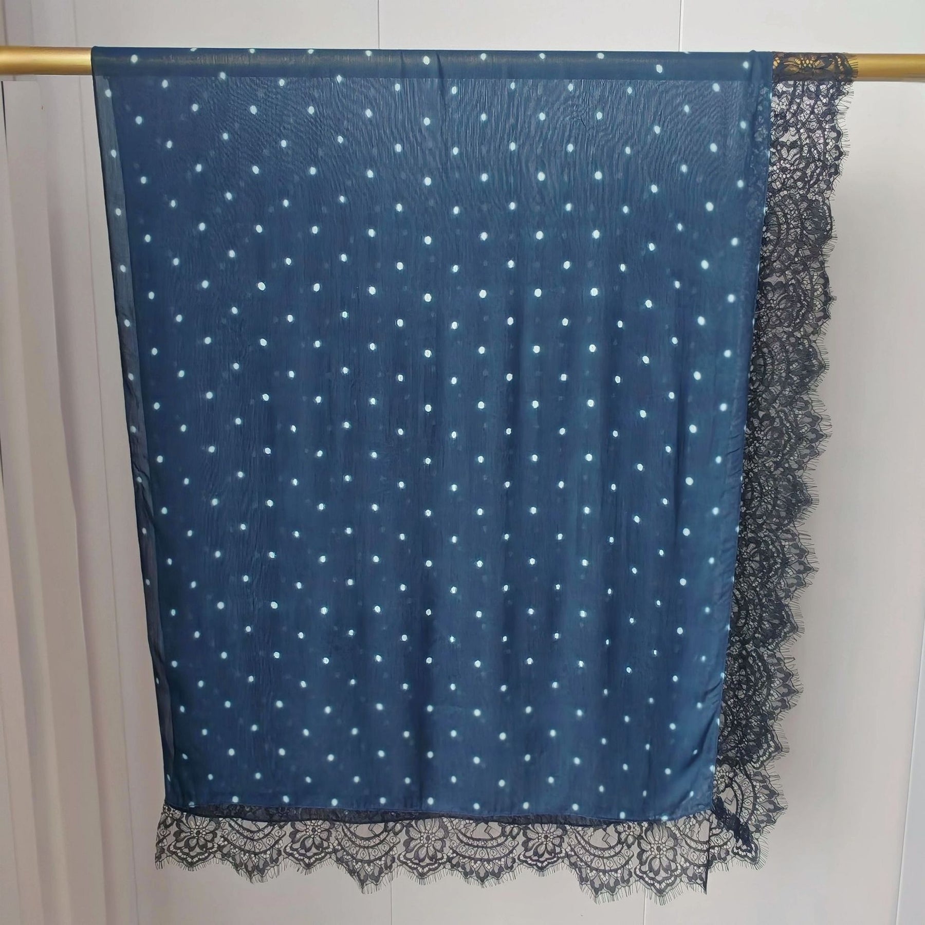 2026434  Modal double-sided print lace L-trim hijab