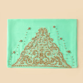 A091  Chiffon beaded hijab(MOQ: 3 pieces）