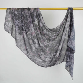 BF007  Polyester-cotton tie-dye watercolor hijab