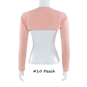 YZ17  Solid color modal cotton bottoming shoulder sleeves