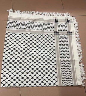 YJY 125*125cm Four-sided tassel square scarf