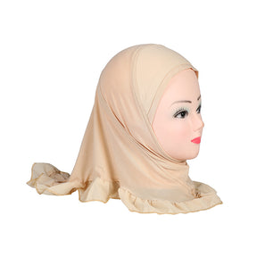 H107 Crystal linen plain instant hijab