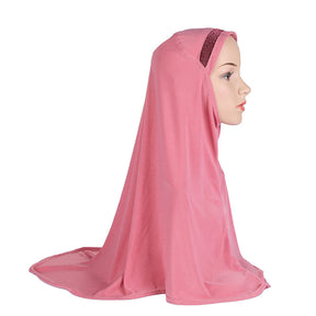 H063 plain instant hijab