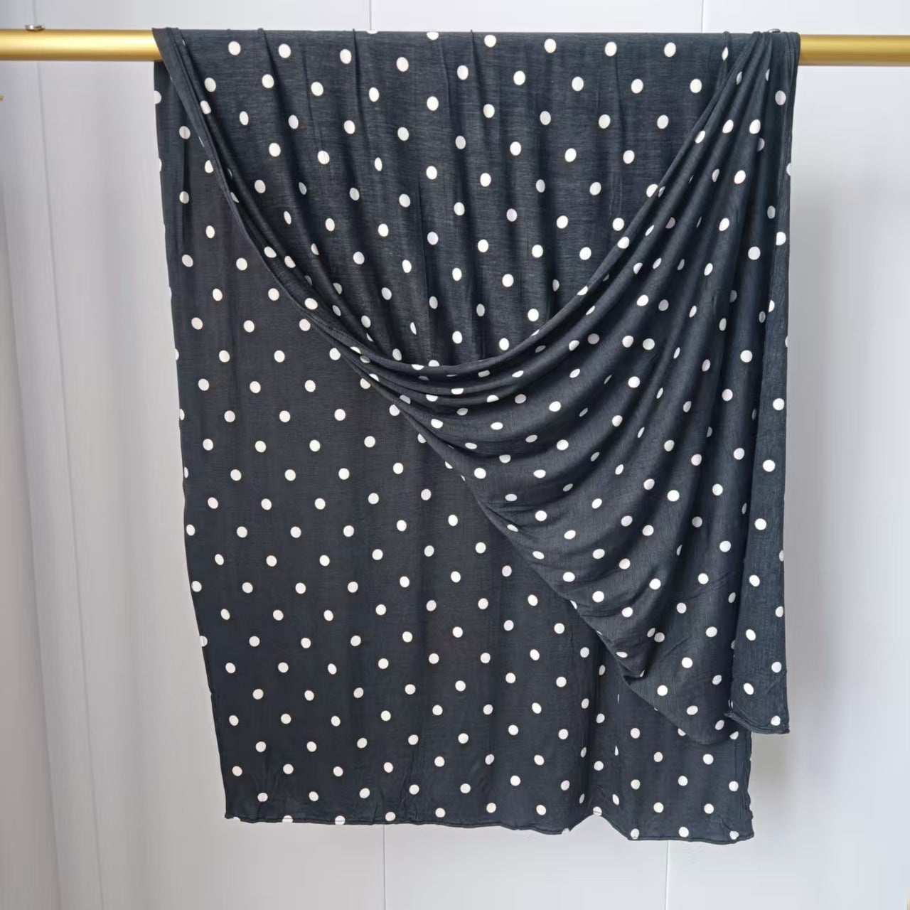 JB099  Mercerized Cotton Double Sided Watercolor Marble Print Long Hijab