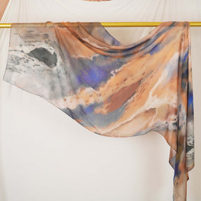 DL002  Double-Sided Modal Printed Single-Stitch Right-Angle Rolled-Edge Hijab