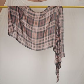 DL001  Double-Sided Modal Printed Single-Stitch Right-Angle Rolled-Edge Hijab