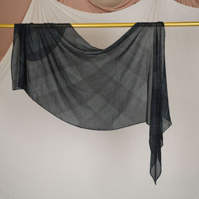 DL001  Double-Sided Modal Printed Single-Stitch Right-Angle Rolled-Edge Hijab