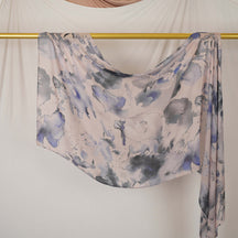 DL002  Double-Sided Modal Printed Single-Stitch Right-Angle Rolled-Edge Hijab