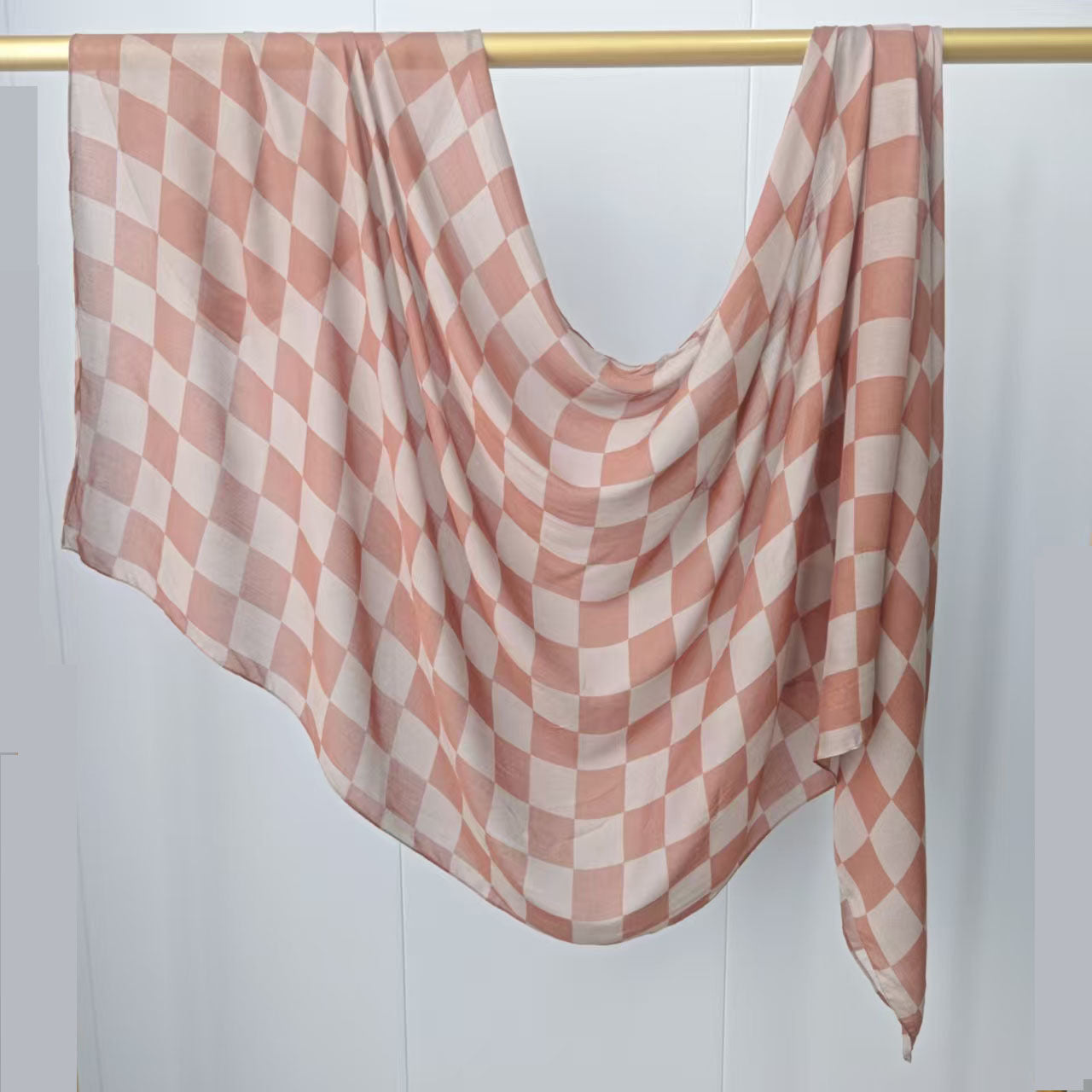 DL001  Double-Sided Modal Printed Single-Stitch Right-Angle Rolled-Edge Hijab