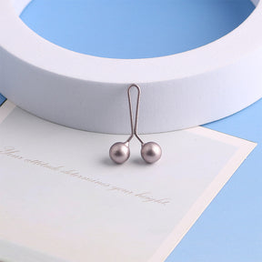 C-1088  Boxed shiny metal paint bead clip - 12 pieces per box