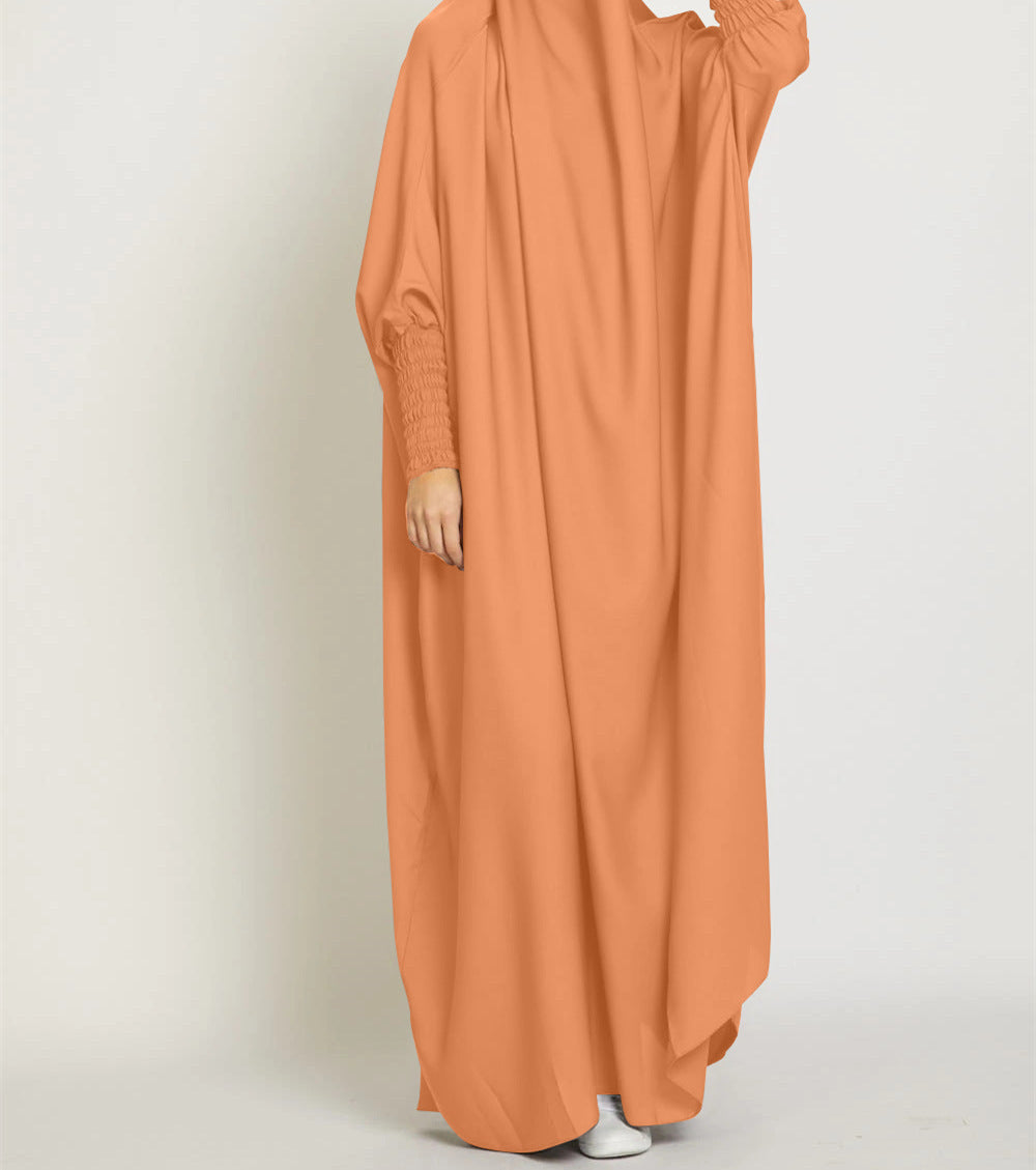 535  Plain Large Swing Abaya Matching Family Dress