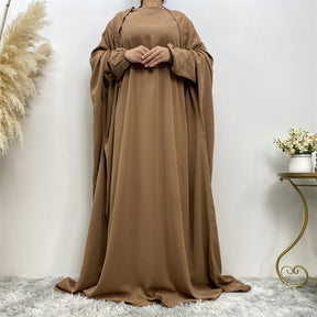 64930 plain abaya dress