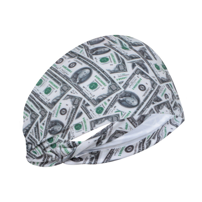 1952  Men's Sports Elastic Moisture-Wicking Headband