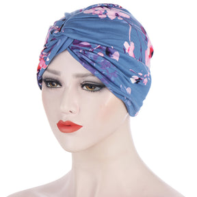 TJM-花布扭扭帽 printed hijab turban hat