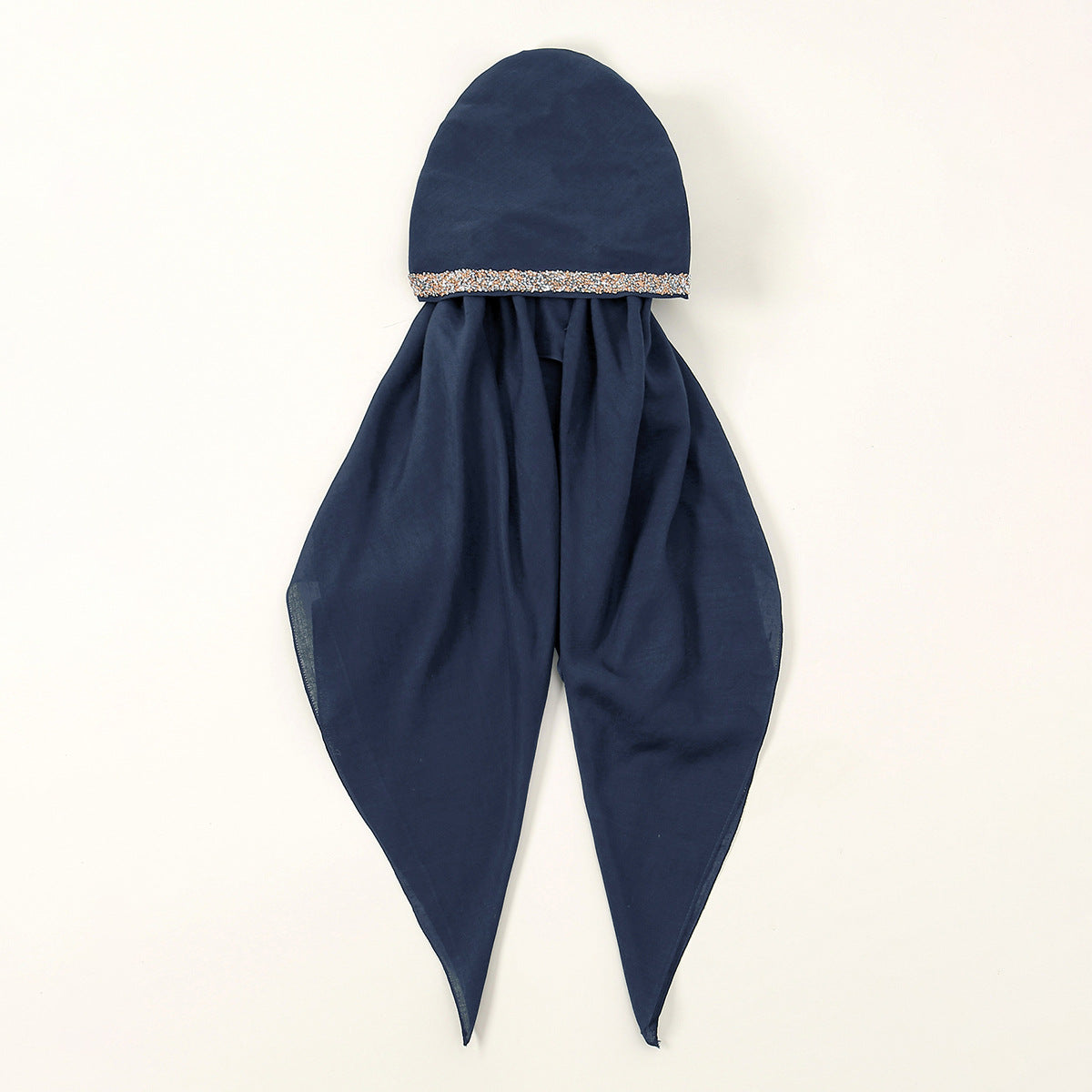 RS009  Rhinestone Bucket Hat Scarf
