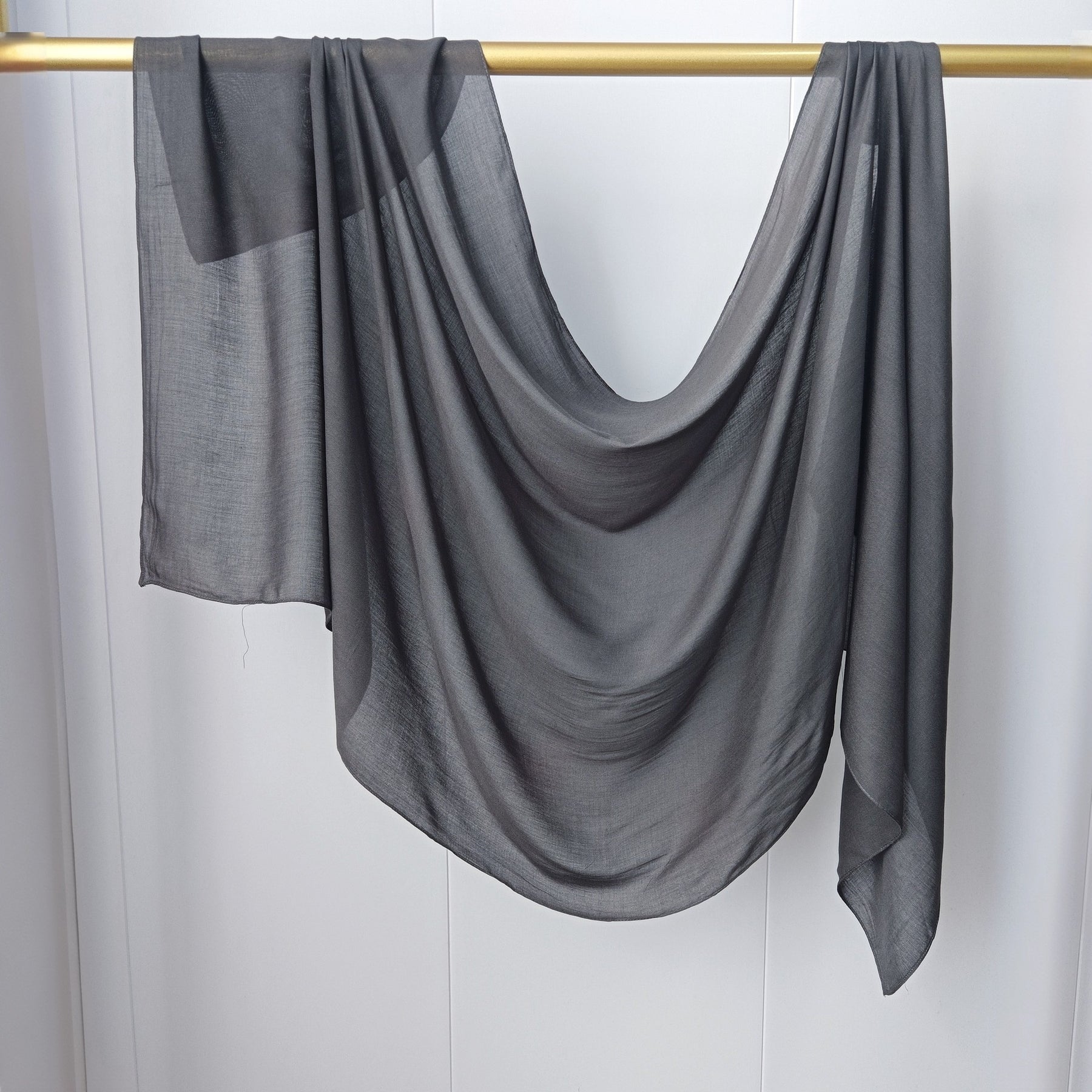 WJ002  30S Modal Breathable Plain Single Stitch Hijab