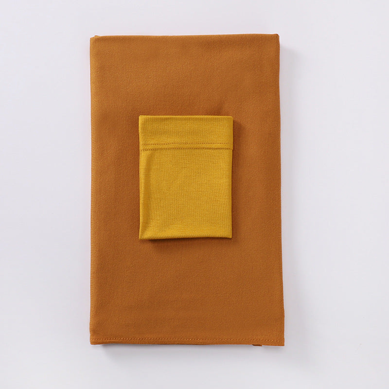 MSL284 set tudung instant cotton plain cotton bawah cap