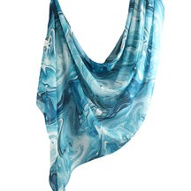 WJ001  Printed Tie-Dye Polyester Long Hijab