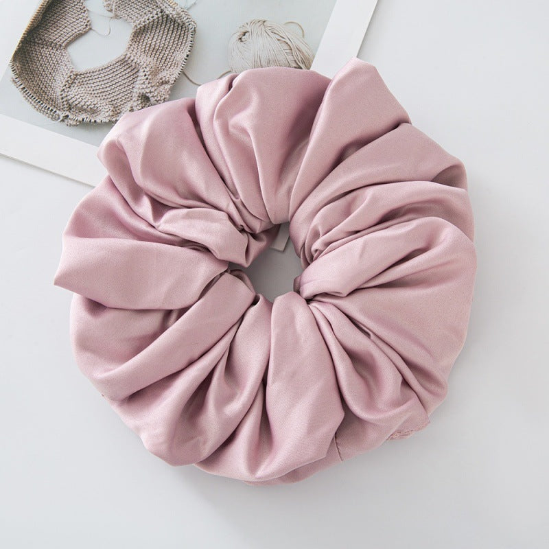 WJA299  Large size ladies' big head bouquet chiffon large intestine circle hairband