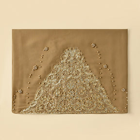 A091  Chiffon beaded hijab(MOQ: 3 pieces）