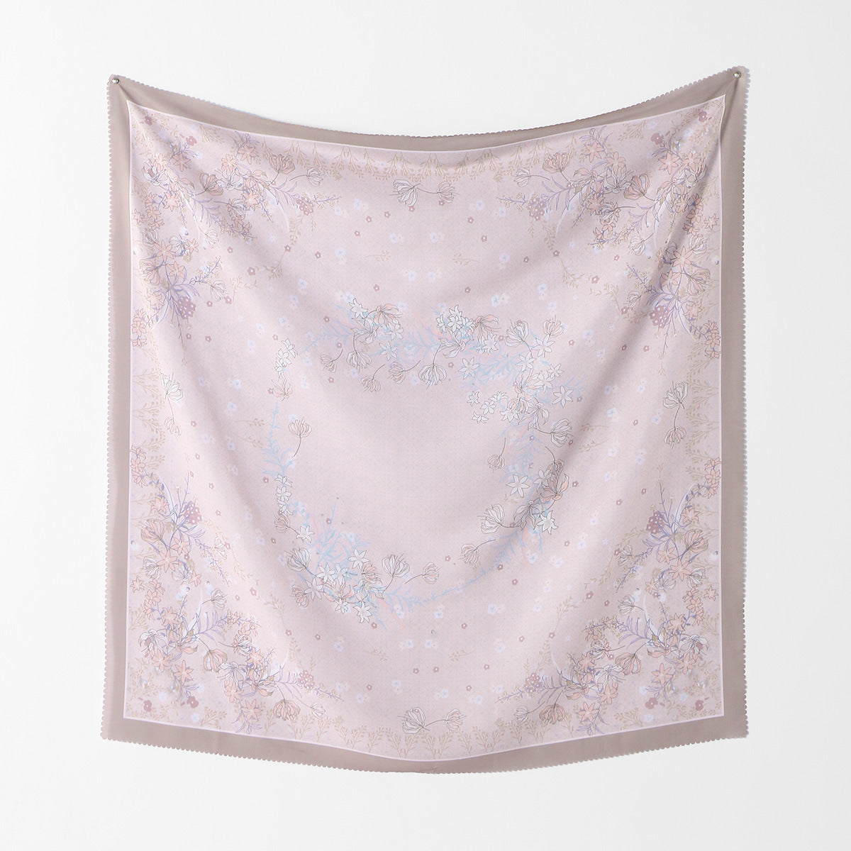 SM013  110*110cm Printed Voile Sun-Shading Square Scarf