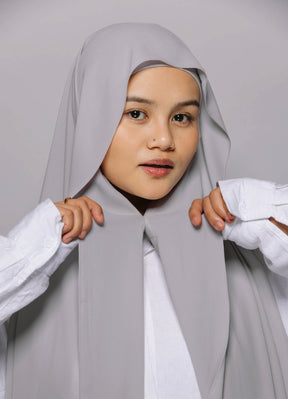 PW001  Exquisite chiffon hijab with built-in magnets