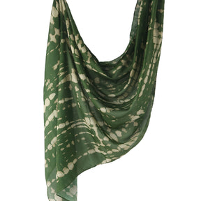 WJ001  Printed Tie-Dye Polyester Long Hijab