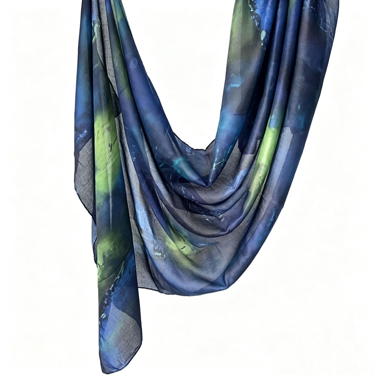 JB030 Printed Double-Sided Polyester Cotton Hijab