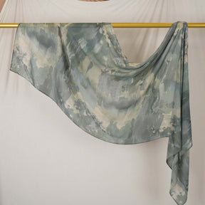 DL002  Double-Sided Modal Printed Single-Stitch Right-Angle Rolled-Edge Hijab