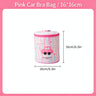 #101-Pink Car （Bra Bag 16*16cm）