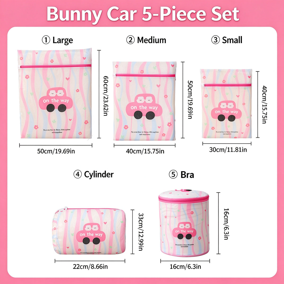 Thickened Chunky Fine Laundry Polyester Mesh Bag - Color Option