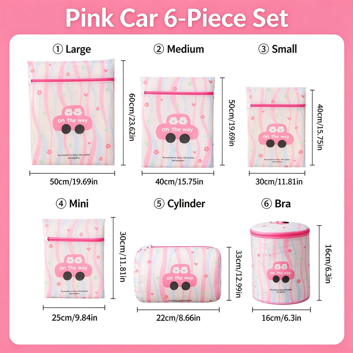 Thickened Chunky Fine Laundry Polyester Mesh Bag - Color Option