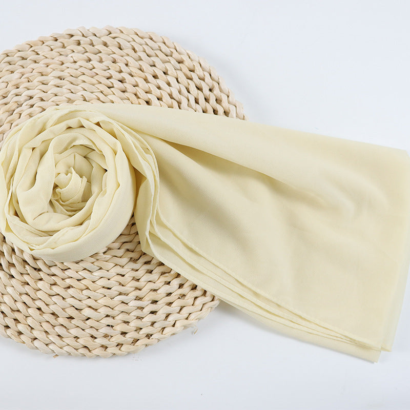 G50 132 warna Tudung chiffon mutiara