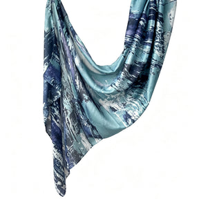 JB030 Printed Double-Sided Polyester Cotton Hijab