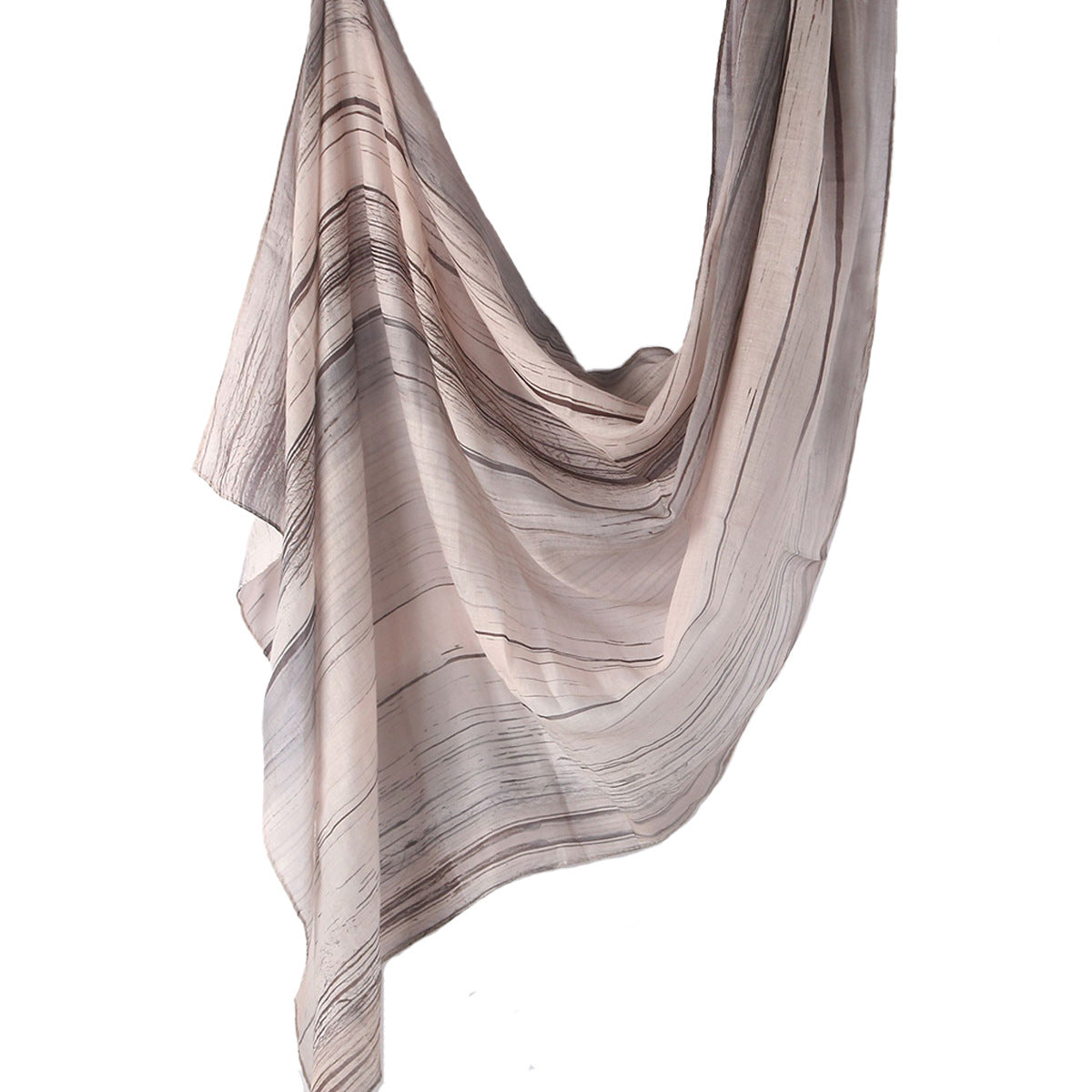 WJ001  Printed Tie-Dye Polyester Long Hijab
