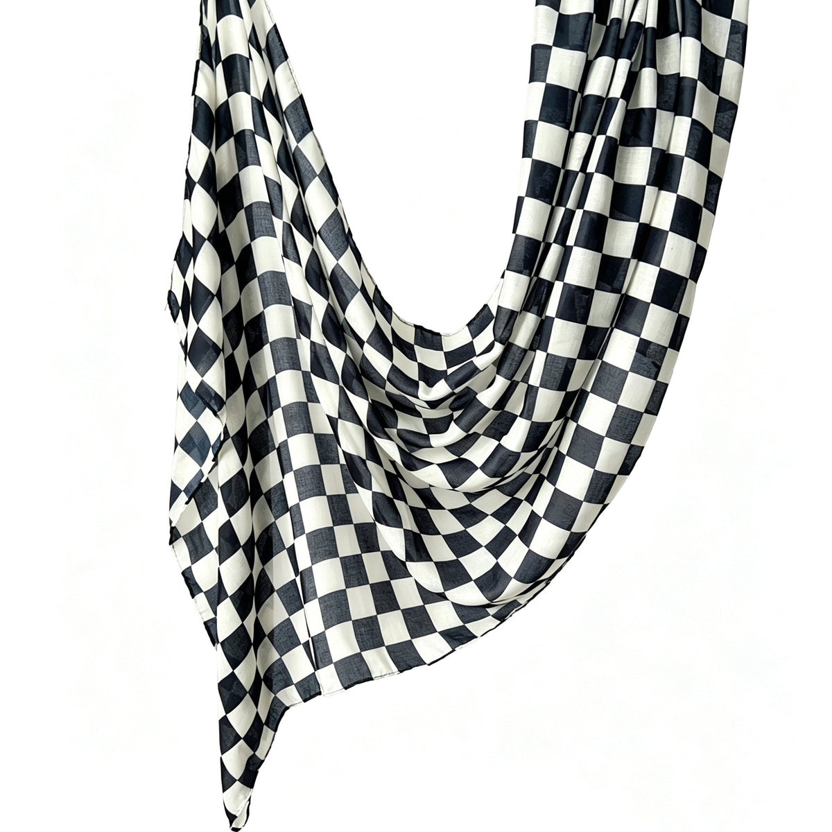 JB030 Printed Double-Sided Polyester Cotton Hijab